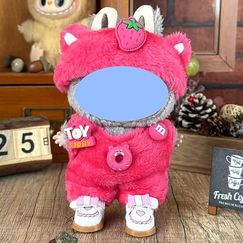 Anwendbar für Labu Clothes 17 cm Kleiderschmuck-Ersatz-Set, kaufen Sie eines, zufällig verschenken Sie eines, insgesamt 2 Stück, nur Kleidung, keine Schuhe im Lieferumfang enthalten (Donut CMX) von LIANTRADECOM