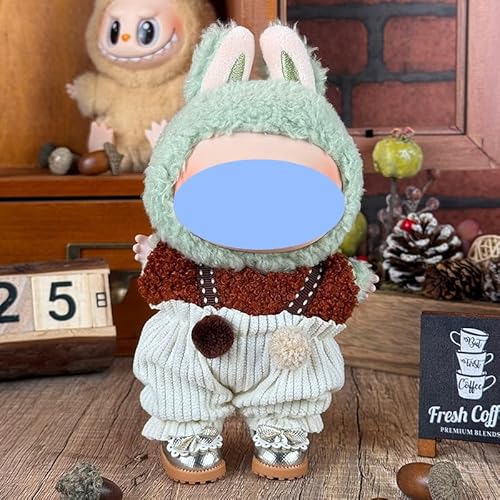 Anwendbar für Labu Clothes 17 cm Kleidungsschmuck-Ersatz-Set, kaufen Sie eines, zufällig verschenken Sie eines, insgesamt 2 Stück, nur Kleidung, keine Schuhe im Lieferumfang enthalten (kleines von LIANTRADECOM