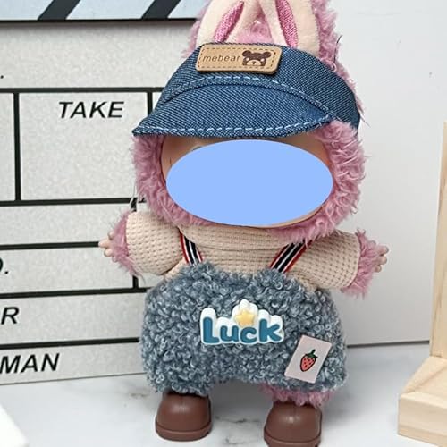 Clothes laabu Clothes Plush Sitting Party One, Two or Three Generations of Replacement Skirt Set, Suitable for 17CM,Only Clothes, not Shoes Included (Strawberry Luck) von LIANTRADECOM