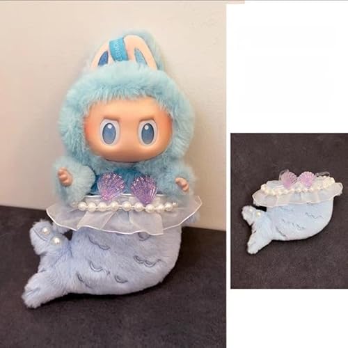 Gebratene Garnelen Convenience Store, geeignet für 17 cm Labu-Kleidung, Accessoires, Bento-Tasche, Blau (Babyfrei) von LIANTRADECOM