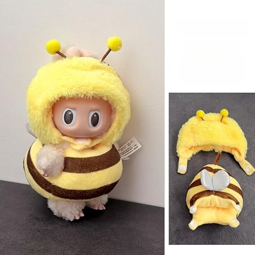 Gebratene Garnelen Convenience Store, geeignet für 17 cm große Labu-Kleidungszubehör, Bento-Tasche (Lochöffnungsbienen (ohne Babys)) von LIANTRADECOM