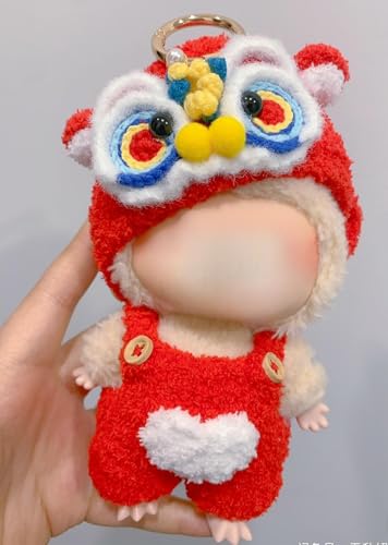 Handgehäkelte Haute Couture Version, Labu Generation Three Generations 17 cm Heart Macaron Vinyl Face Change for Lion Dance) von LIANTRADECOM