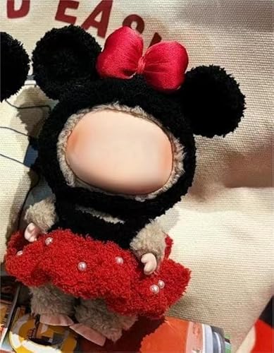 Handgehäkelte Haute Couture Version, Labu Generation Three Generations 17cm Heart Macaron Vinyl Face Change for (Minnie 1) von LIANTRADECOM