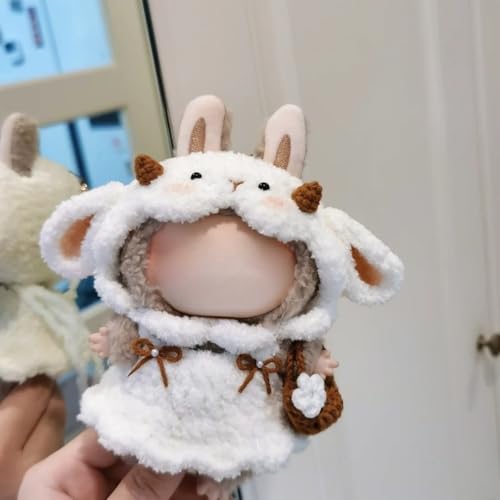 Handgehäkelte Haute Couture Version, Labu Generation Three Generations 17cm Heart Macaron Vinyl Face Change for (Sheep Baa Baa) von LIANTRADECOM