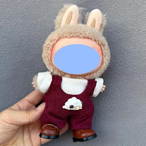 Kleidung Laabu Kleidung Plüsch Sitzparty eine, zwei oder drei Generationen von Ersatzrock-Set, geeignet für 17 cm, nur Kleidung, nicht Schuhe im Lieferumfang enthalten (Chestnut Fun Velvet Treasure Kleidung Laabu Kleidung Plüsch Sitzparty eine, zwei oder drei Generationen von Ersatzrock-Set, geeignet für 17 cm, nur Kleidung, nicht Schuhe im Lieferumfang enthalten (Chestnut Fun Velvet Treasure von LIANTRADECOM