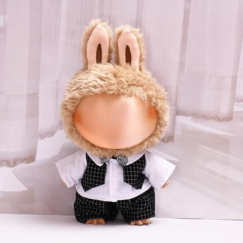 LABU Plüsch, Paar-Stil, Perlen-Hochzeitskleid für Kleidung (schwarzes kariertes Anzugkleid (nur Kleidung)) von LIANTRADECOM