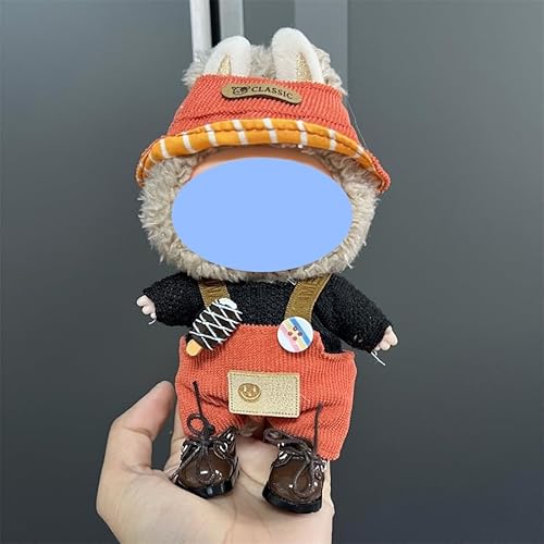 LBB-100 Tragbarer Vinyl-Labu Freizeitanzug, Rock, Plüschkleidung, nur Kleidung, keine Schuhe im Lieferumfang enthalten, 17 cm von LIANTRADECOM