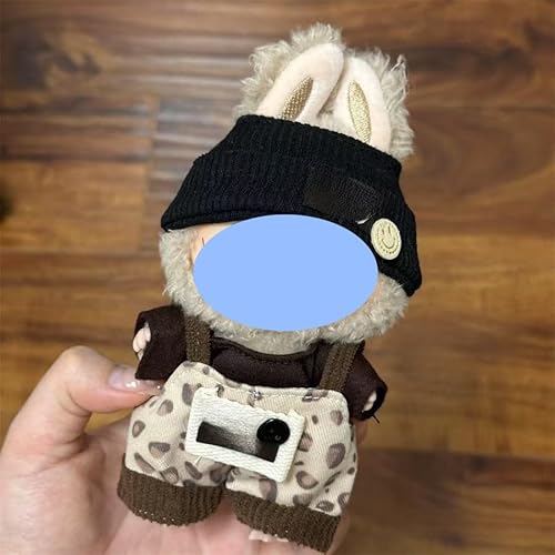 LBB-107 Tragbarer Vinyl-Labu Freizeitanzug, Rock, Plüschkleidung, nur Kleidung, keine Schuhe im Lieferumfang enthalten, 17 cm von LIANTRADECOM