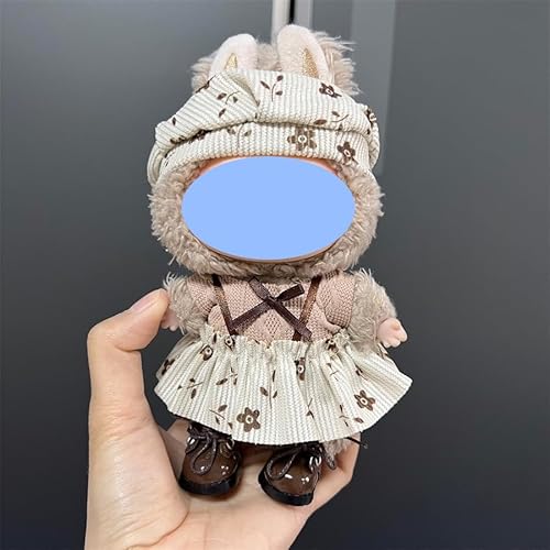 LBB-92 Tragbarer Vinyl-Labu Freizeitanzug, Rock, Plüschkleidung, nur Kleidung, keine Schuhe im Lieferumfang enthalten, 17 cm von LIANTRADECOM