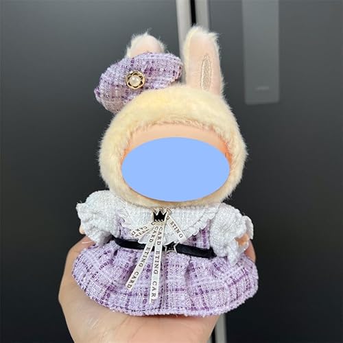 LBB-97 Tragbarer Vinyl-Labu Freizeitanzug, Rock, Plüschkleidung, nur Kleidung, keine Schuhe im Lieferumfang enthalten, 17 cm von LIANTRADECOM