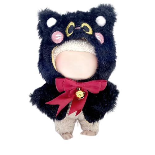 LIANTRADECOM 17 cm langer LABU-Anhänger, Weihnachtsumhang, Halloween, kaufen Sie 1 Stück, zufällig 1 Stück, insgesamt 2 Stück (schwarzer Katzenumhang) von LIANTRADECOM