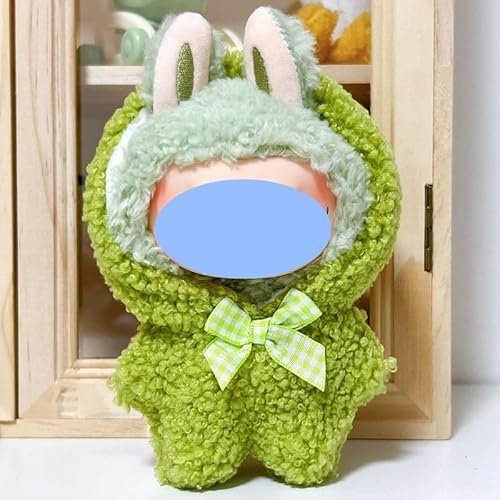 Labu Anhänger Kleidung Rock Wechsel 17cm kann Einteiler tragen (Dinosaurier Lammwolle Onesie) von LIANTRADECOM