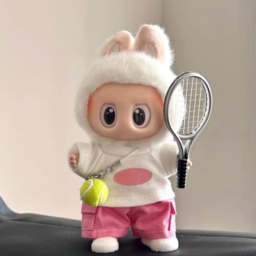Labu Tennisanzug im Sportstil, 17 cm, Rosa, 5-teiliges Set von LIANTRADECOM