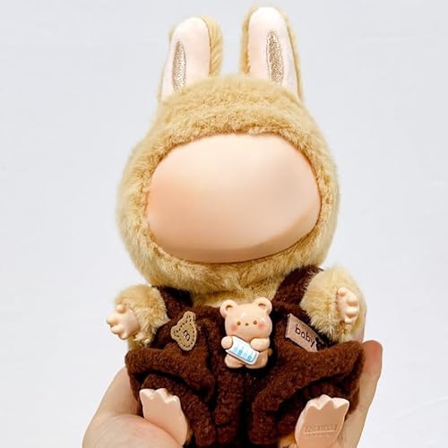 Labu17cm Kleidung Ersatz Zubehör Set (Blue Bear Overalls) von LIANTRADECOM