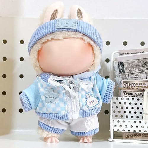 Labu17cm Kleidung Ersatz Zubehör Set (Blue Wave Rabbit) von LIANTRADECOM