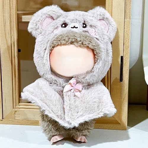 Labu17cm Kleidung Ersatz Zubehör Set (Brown Bear Cape) von LIANTRADECOM