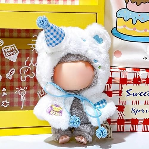 Labu17cm Kleidung Ersatz Zubehör Set (Geburtstag Umhang Blau) von LIANTRADECOM