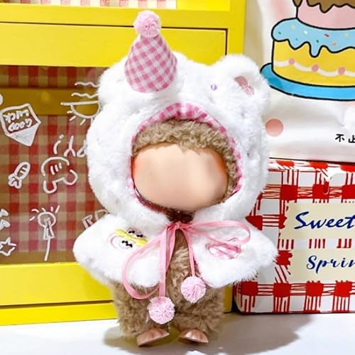 Labu17cm Kleidung Ersatz Zubehör Set (Geburtstag Umhang Rosa) von LIANTRADECOM