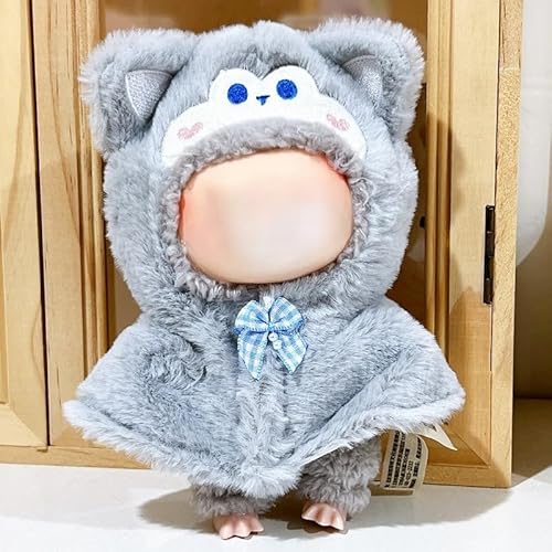 Labu17cm Kleidung Ersatz Zubehör Set (Grey Shiba Inu Cloak) von LIANTRADECOM
