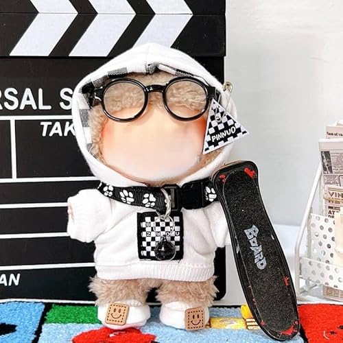Labu17cm Kleidung Ersatz Zubehör Set (Street Type Man White) von LIANTRADECOM