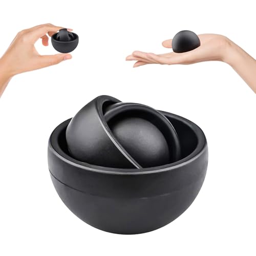 LIAVOP 2 Stück Kreisel Anti-Stress-Spielzeug, 3D-Bälle für Fingertraining, Gyro Anti-Stress-Spielzeug, sensorisches Spielzeug zur Linderung von Angst und Stress für Kinder und Erwachsene LIAVOP 2 Stück Kreisel Anti-Stress-Spielzeug, 3D-Bälle für Fingertraining, Gyro Anti-Stress-Spielzeug, sensorisches Spielzeug zur Linderung von Angst und Stress für Kinder und Erwachsene von LIAVOP