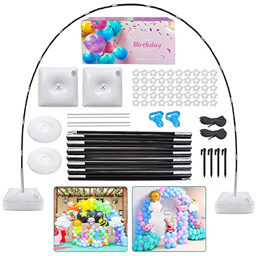 LIBRNTY Balloon Arch Kit Stand,Ballonbogen Girlande Kit,Ballonbogen-Ständer Mit Basis,Wasserfüllbare Basis für Party drinnen oder draußen für Hochzeiten & Geburtstag(Mit Anleitungsheft) von LIBRNTY