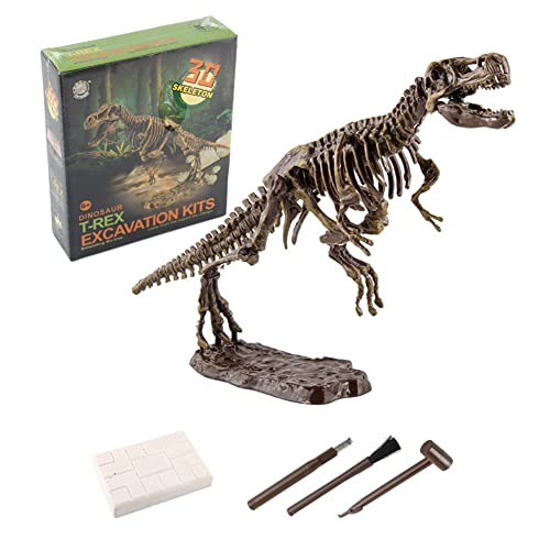 Dinosaurier-Ausgrabungsspielzeug, Dinosaurier Fossil Spielzeug, Dinosaurier Knochen Fossilien Skelett Dinosaurier Spielzeug Ausgrabungsset Mammut, Lernspielzeug Fossil Digging Kit Geschenk für Kinder von LICHENGTAI