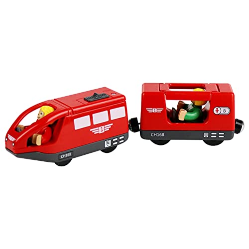 Elektrische Eisenbahn, Elektrische Lok Holzeisenbahn Zug Elektrische Hohe Geschwindigkeit Spielzeug Zug für Holzeisenbahn Bahn, Weihnachtszug Zug Fensterdeko Geschenke für Kinder Jungen Mädchen Elektrische Eisenbahn, Elektrische Lok Holzeisenbahn Zug Elektrische Hohe Geschwindigkeit Spielzeug Zug für Holzeisenbahn Bahn, Weihnachtszug Zug Fensterdeko Geschenke für Kinder Jungen Mädchen von LICHENGTAI
