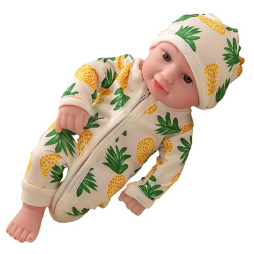 LICHENGTAI 30CM Mini Puppenspielzeug Newborn Baby Reborn Puppen Silikonpuppe Mini Realistische Neugeborene Babypuppen öffnen Augen Reborn Kinde Baby Junge Mädchen Spielzeug Geschenke von LICHENGTAI