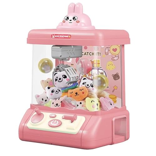 LICHENGTAI Krallenmaschine, Candy Grabber Süßigkeitenautomat Puppen Dispenser Machine Spiel Puppengreifmaschine mit Lichtmusik, Motorikspielzeug Geschenk für Jungen Mädchen LICHENGTAI Krallenmaschine, Candy Grabber Süßigkeitenautomat Puppen Dispenser Machine Spiel Puppengreifmaschine mit Lichtmusik, Motorikspielzeug Geschenk für Jungen Mädchen von LICHENGTAI