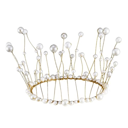 LICHENGTAI Krone Kuchen Topper, Legierung Crown Cake Topper Tortenblumensträuße Perlenkrone Torten Dekoration Krone Deko Aufsätze für Kinder und Erwachsene LICHENGTAI Krone Kuchen Topper, Legierung Crown Cake Topper Tortenblumensträuße Perlenkrone Torten Dekoration Krone Deko Aufsätze für Kinder und Erwachsene von LICHENGTAI