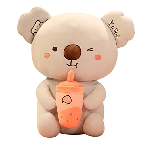 LICHENGTAI Kuscheltier Koala mit Bubble Tea Plüschtier, Cartoon Koala Stofftier Riesiges Flauschiges Plüschtiere Plüsch Koala Ausgestopftes Tier Geburtstagsgeschenk für Kinder Jungen Mädchen LICHENGTAI Kuscheltier Koala mit Bubble Tea Plüschtier, Cartoon Koala Stofftier Riesiges Flauschiges Plüschtiere Plüsch Koala Ausgestopftes Tier Geburtstagsgeschenk für Kinder Jungen Mädchen von LICHENGTAI