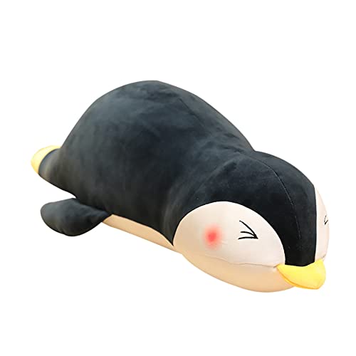 LICHENGTAI Pinguin Kuscheltier, 30CM Cartoon Pinguin Stofftier Plüsch Kissen Puppen Stoffpuppe Weich Plüschtier Umarmungskissen Dekokissen Tier Kissen Geschenk Für Kinder Erwachsene von LICHENGTAI