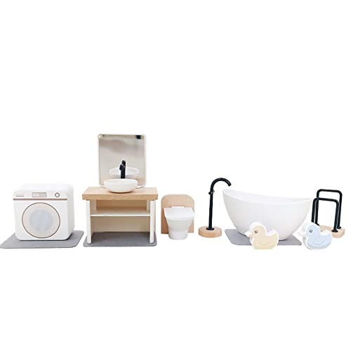 LICHENGTAI Puppenhaus Möbel und Zubehör, Puppenmöbel Kinderzimmer Puppenhaus Ausstattung Holz Puppen Möbel Set Miniatur Puppenhaus Zubehör Badezimmer Schlafzimmer Wohnzimmer LICHENGTAI Puppenhaus Möbel und Zubehör, Puppenmöbel Kinderzimmer Puppenhaus Ausstattung Holz Puppen Möbel Set Miniatur Puppenhaus Zubehör Badezimmer Schlafzimmer Wohnzimmer von LICHENGTAI