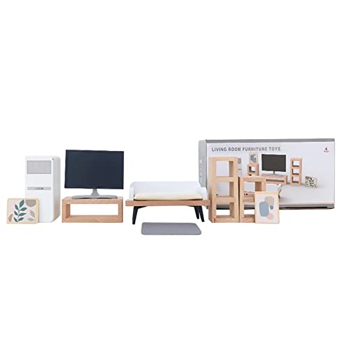 LICHENGTAI Puppenhaus Möbel und Zubehör, Puppenmöbel Kinderzimmer Puppenhaus Ausstattung Holz Puppen Möbel Set Miniatur Puppenhaus Zubehör Badezimmer Schlafzimmer Wohnzimmer LICHENGTAI Puppenhaus Möbel und Zubehör, Puppenmöbel Kinderzimmer Puppenhaus Ausstattung Holz Puppen Möbel Set Miniatur Puppenhaus Zubehör Badezimmer Schlafzimmer Wohnzimmer von LICHENGTAI