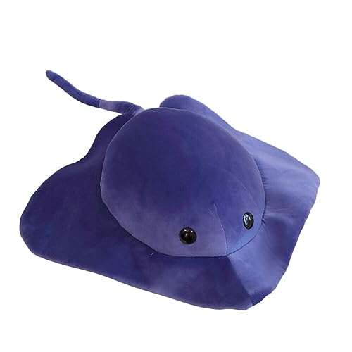 LICHENGTAI Rochen Plüschtier Plüsch Stofftier Meerestier Plüschtiere Rochen Fisch Puppe Plüschpuppen Dekokissen Kuschelkissen Weiche Ozean Kuscheltier Geburtstagsgeschenk für Kinder Erwachsene, 62cm von LICHENGTAI