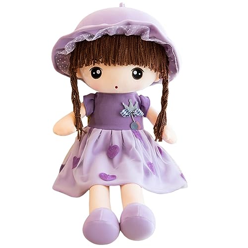 LICHENGTAI Stoffpuppe Fee Puppe 45cm, Mädchen Weichpuppe Niedliche Gefüllte Puppen Stoffpuppe Prinzessin Plüschtier Baby Mädchen Puppe Ragdoll Geschenk Puppe zur Geburt oder Taufe von LICHENGTAI