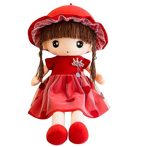 LICHENGTAI Stoffpuppe Fee Puppe 60cm, Mädchen Weichpuppe Niedliche Gefüllte Puppen Stoffpuppe Prinzessin Plüschtier Baby Mädchen Puppe Ragdoll Geschenk Puppe zur Geburt oder Taufe von LICHENGTAI