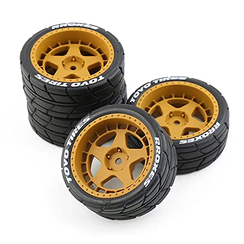 LICHIFIT 4 Stück/1 Satz Drift-Radnabenreifen RC-Reifen für HPI für KYOSHO für Tamiya 1:10WRC TT02 XV01 RC-Car-Modifikations-Upgrade-Teile LICHIFIT 4 Stück/1 Satz Drift-Radnabenreifen RC-Reifen für HPI für KYOSHO für Tamiya 1:10WRC TT02 XV01 RC-Car-Modifikations-Upgrade-Teile von LICHIFIT