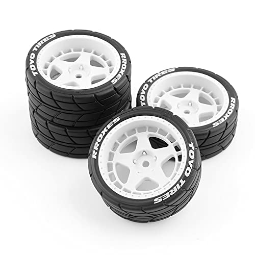 LICHIFIT 4 Stück/1 Satz Drift-Radnabenreifen RC-Reifen für HPI für KYOSHO für Tamiya 1:10WRC TT02 XV01 RC-Car-Modifikations-Upgrade-Teile LICHIFIT 4 Stück/1 Satz Drift-Radnabenreifen RC-Reifen für HPI für KYOSHO für Tamiya 1:10WRC TT02 XV01 RC-Car-Modifikations-Upgrade-Teile von LICHIFIT