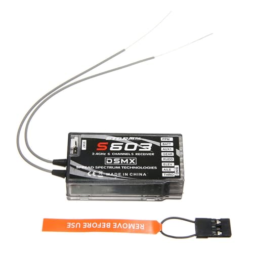 LICHIFIT 6 Kanäle 2,4 GHz S603 Flugzeug Empfänger für JR/Spektrum DSM-X DSM2 Fernbedienung Ultra Long Range 6CH 3,5-9,6V Empfänger LICHIFIT 6 Kanäle 2,4 GHz S603 Flugzeug Empfänger für JR/Spektrum DSM-X DSM2 Fernbedienung Ultra Long Range 6CH 3,5-9,6V Empfänger von LICHIFIT