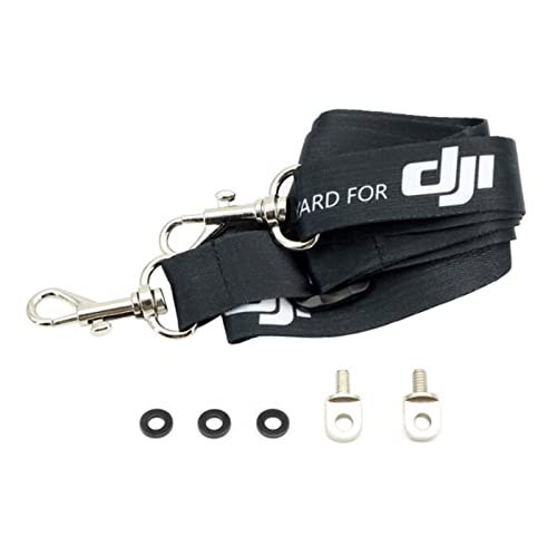 LICHIFIT Umhängeband für DJI RC Pro, Zubehör, Seil mit Schnalle, universal, kompatibel mit DJI Mini 3 Pro/Mavic 3/AIR 2/2S/Mini 2, Fernbedienung mit Bildschirm, Schwarz von LICHIFIT