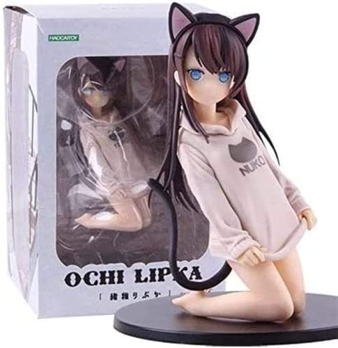 Cats Ear Girl Ripuka Anime Action Figure Character Collectible Model Statue Toys PVC Figuren Desktop Ornamente von LICHOO