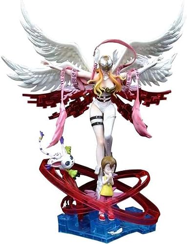 LICHOO Digimon Adventure Angewomon Anime Action Figure 33cm Character Collectible Model Statue Toys PVC Figures Desktop Ornaments Festive Gifts von LICHOO