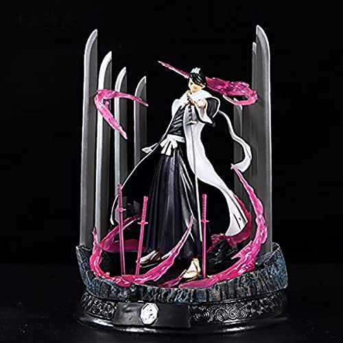 LICHOO Sensenmann Kuchiki Byakuya Anime Actionfigur Charakter Sammelmodell Statue Spielzeug PVC Figuren Desktop Ornamente Festliche Geschenke von LICHOO