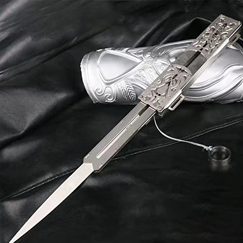 LIENE Versteckte Klinge, Auswerfbare Hidden Blade mit Kordelzug, Cosplay-Requisiten/Bühnenrequisiten/Kunstdekoration von LIENE