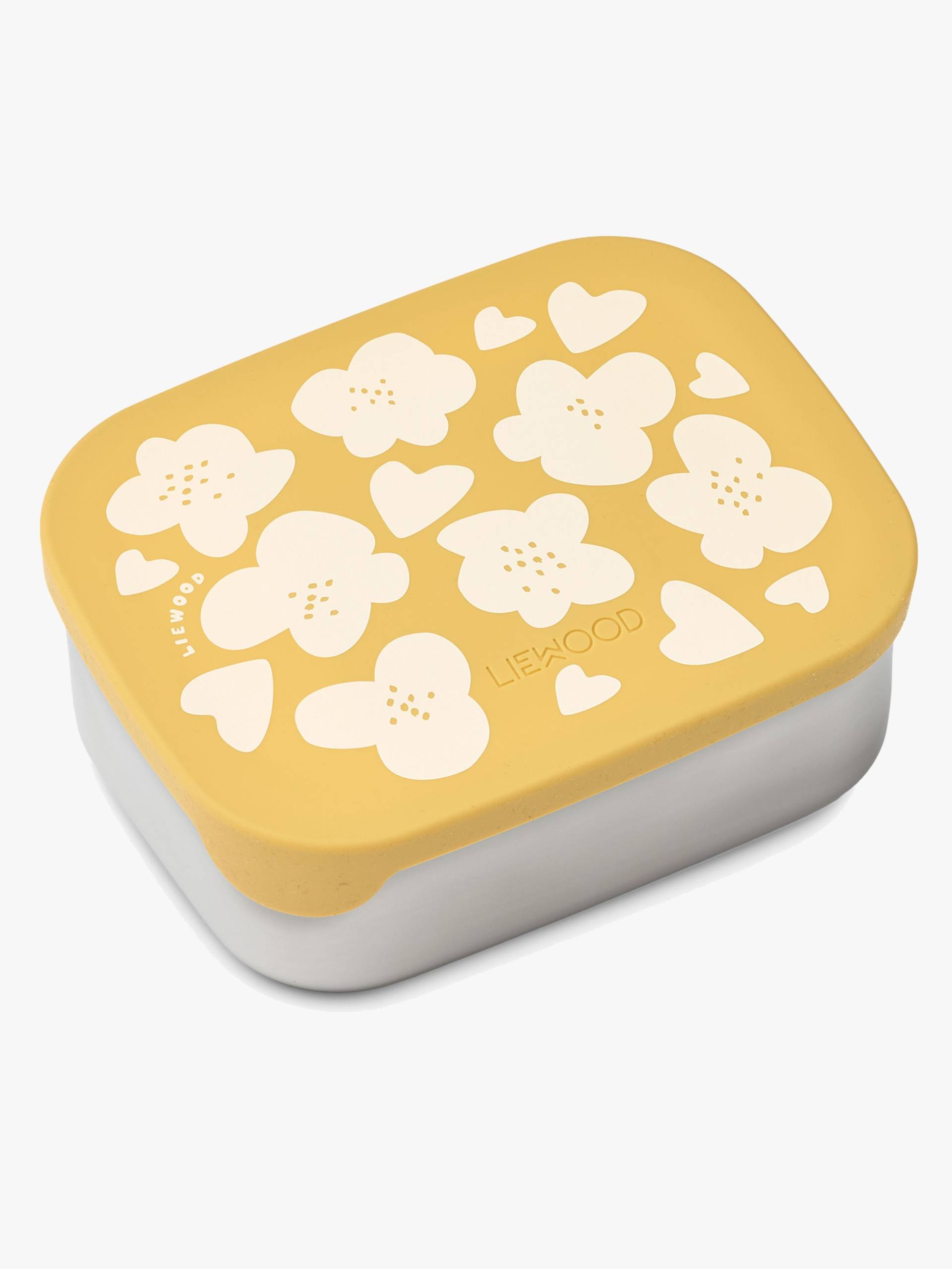 LIEWOOD Arthur Gemusterte Brotdose, White/Yellow LIEWOOD Arthur Gemusterte Brotdose, White/Yellow von LIEWOOD