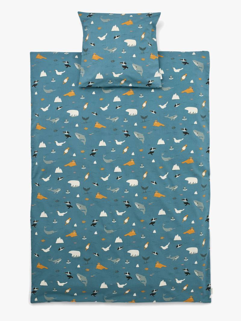 LIEWOOD Carmen Baby Bettwäsche 70x100 cm, Arctic Sea/Ocean View von LIEWOOD