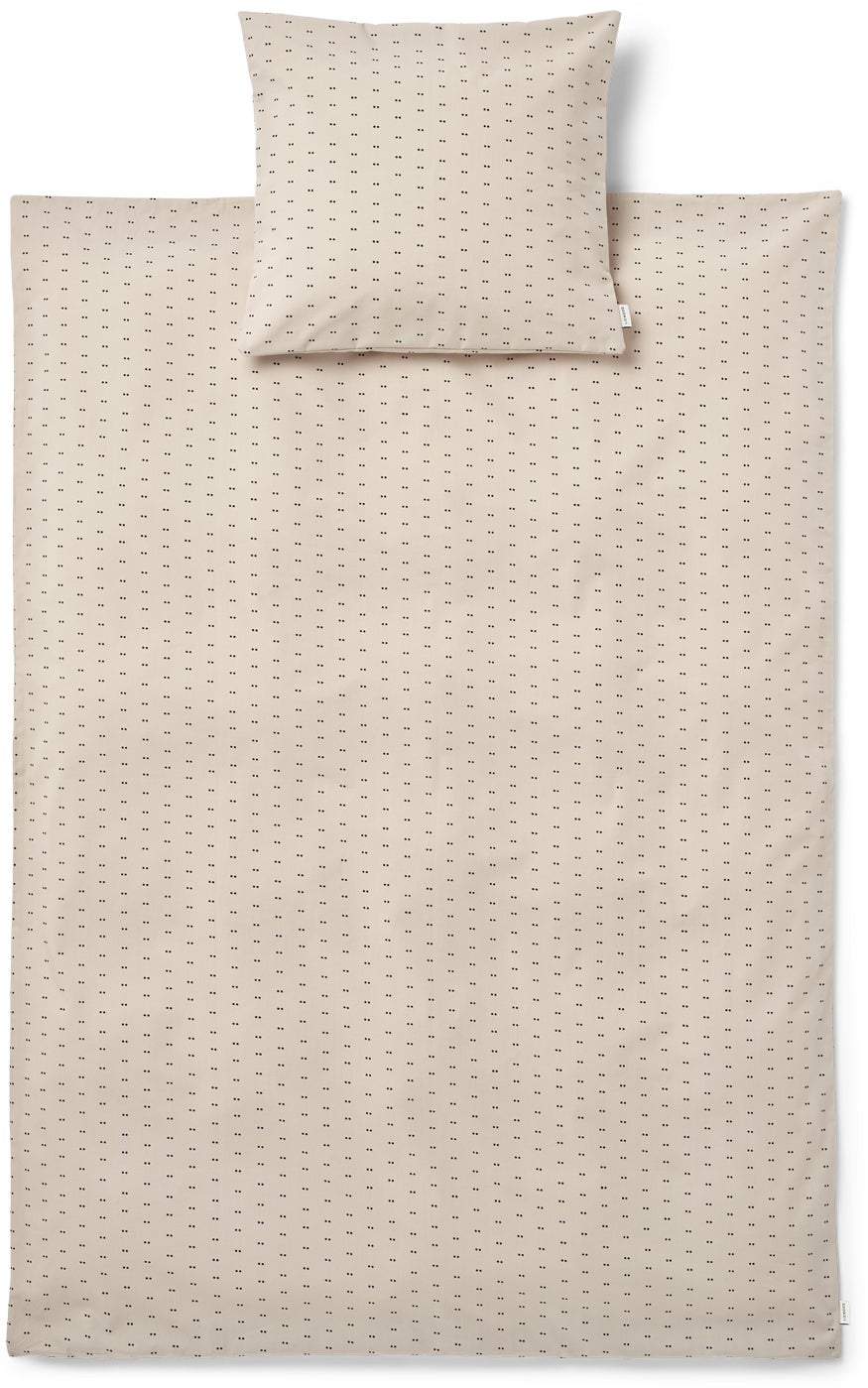 LIEWOOD Carmen Bettwäsche 70x100 cm Babybett, Double Dot/Silver Lining von LIEWOOD