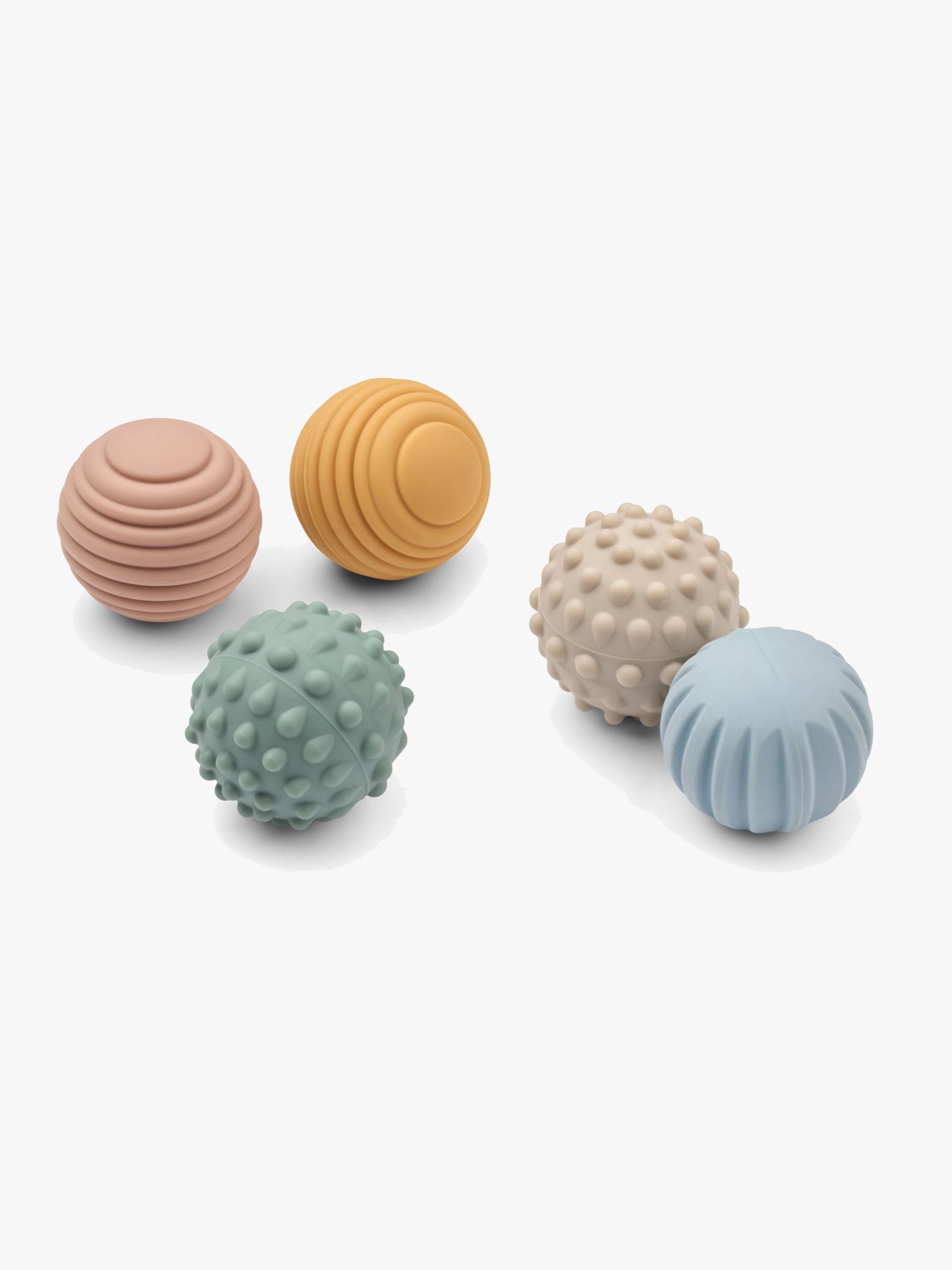 LIEWOOD Dorian Baby Sensory Aktivitätsball, Beach blue/Multi Mix, Babyspielzeug von LIEWOOD